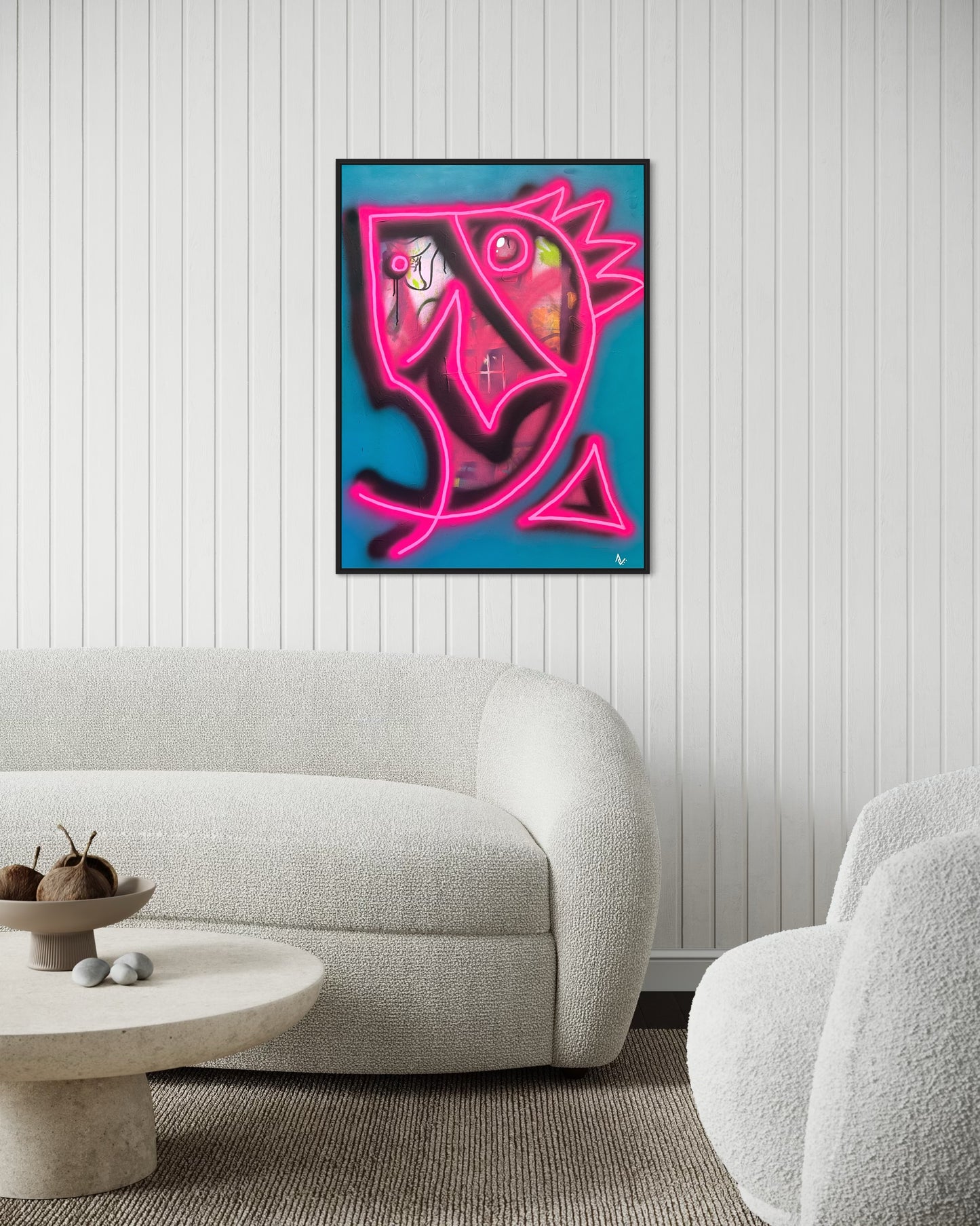 Miami Neon Shark